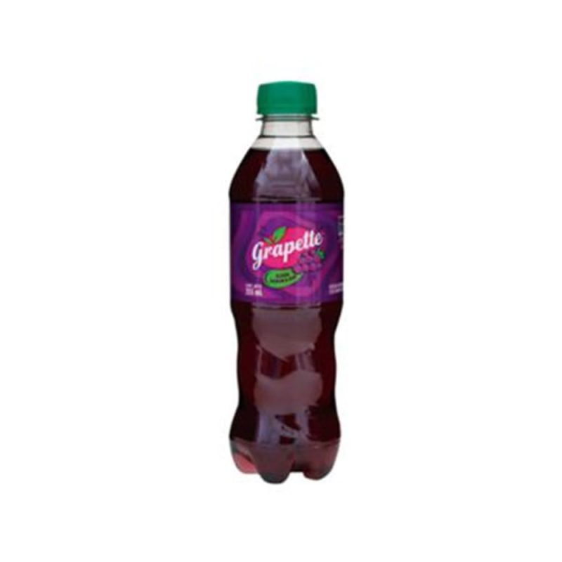 Grapette 355 mL: Un clásico de sabor intenso. Su dulzura y burbujas aportan el contraste ideal para una experiencia de sabor completa.